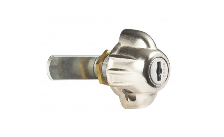 Latch lock with key overide